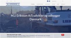 Desktop Screenshot of mjeriksson.dk